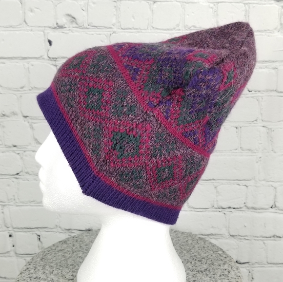 CAPELLO | wool fair isle nordic toque winter hat - Picture 3 of 7